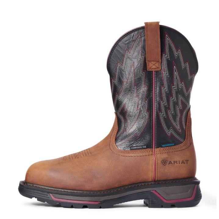 Ariat Big Rig Waterproof Composite Toe Work Boot Rjave | uzGy3LHh