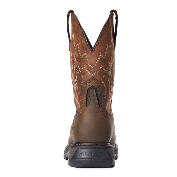 Ariat Big Rig Waterproof Composite Toe Work Boot Temno Rjave | xkdPCu8G