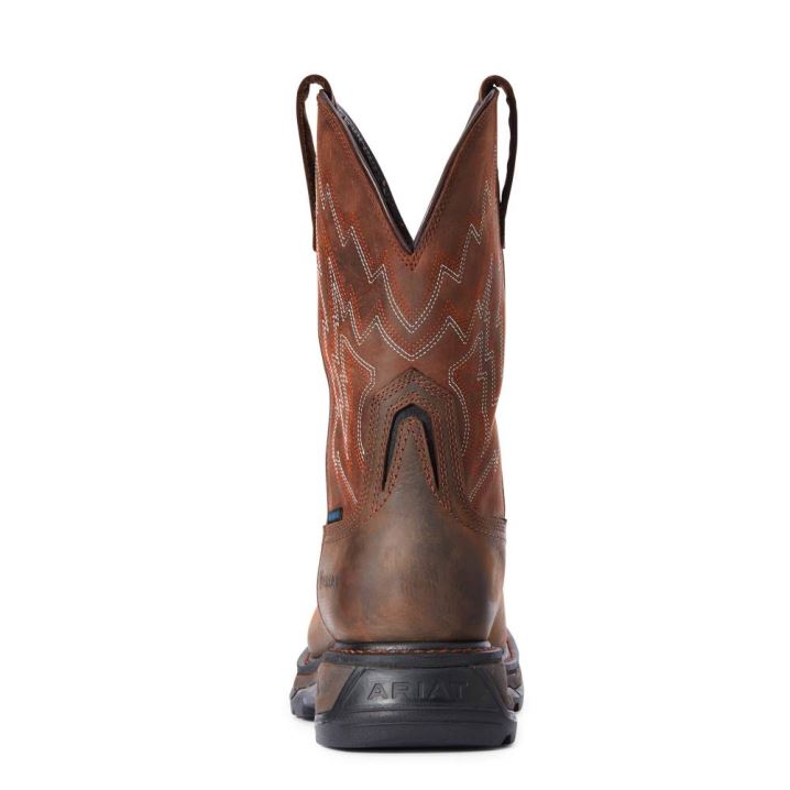 Ariat Big Rig Waterproof Work Boot Temno Rjave | BIvnb2cV