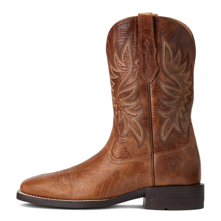 Ariat Brander Western Boot Temno Rjave | NjiAvwFX