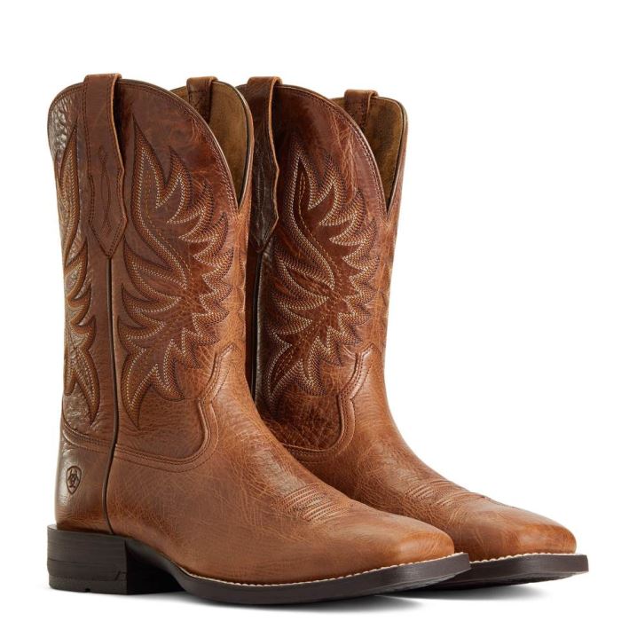 Ariat Brander Western Boot Temno Rjave | NjiAvwFX