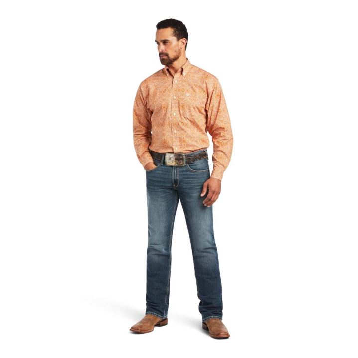 Ariat Braylon Classic Fit Shirt Amber Dusk | GmLqoER1