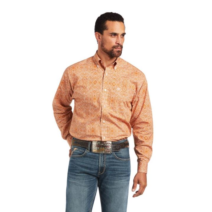 Ariat Braylon Classic Fit Shirt Amber Dusk | GmLqoER1