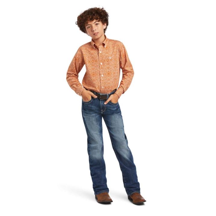 Ariat Braylon Classic Fit Shirt Amber Dusk | MhryMMbS