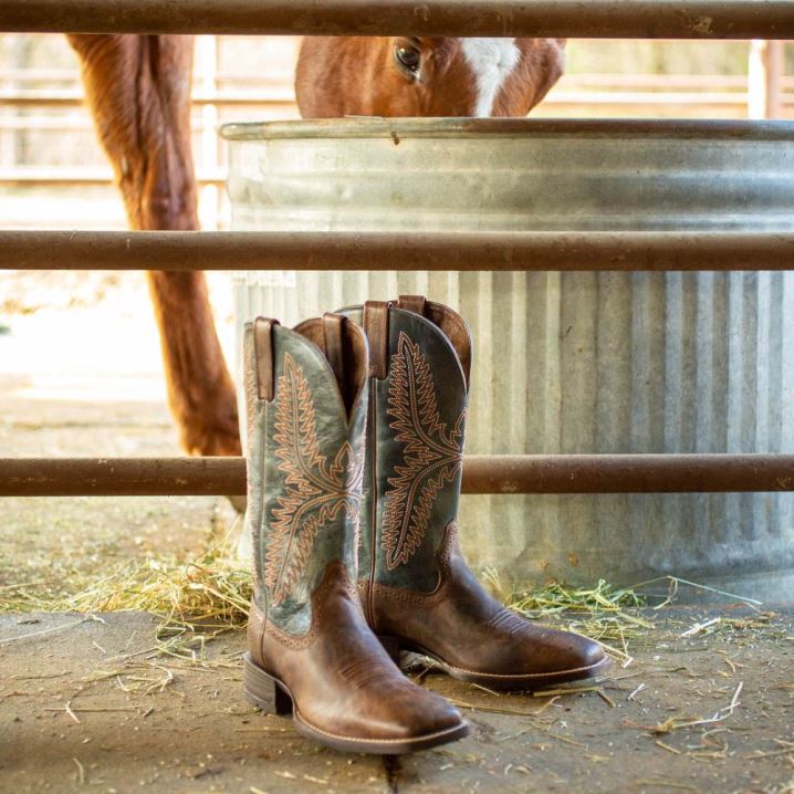 Ariat Caprock Western Boot Rjave | yJ198aBV