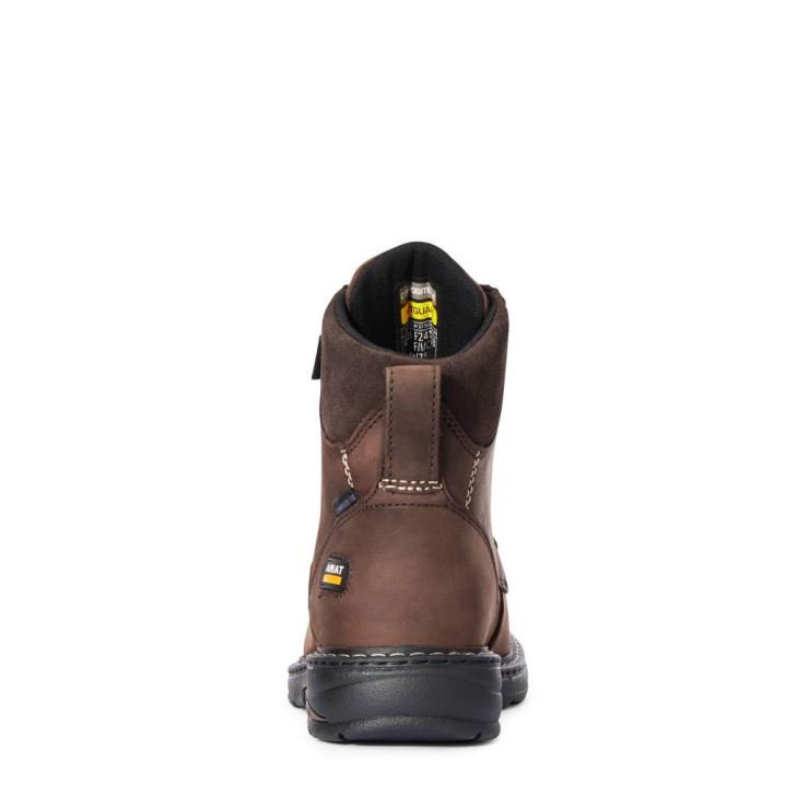 Ariat Casey 6" MetGuard Composite Toe Work Boot Rjave | oipjy6PB