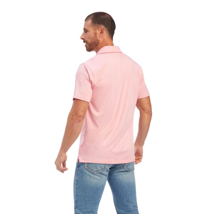 Ariat Charger 2.0 Fitted Polo Peony | JND4PcqH