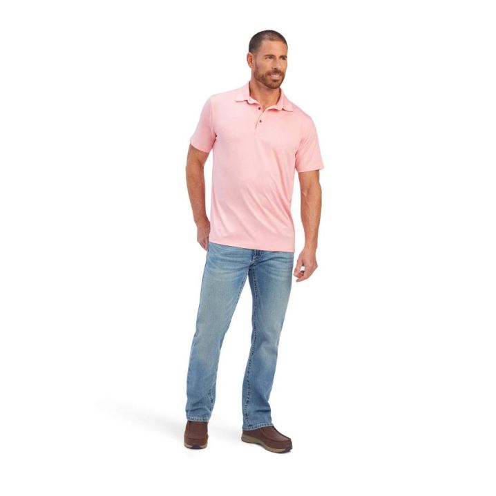 Ariat Charger 2.0 Fitted Polo Peony | JND4PcqH