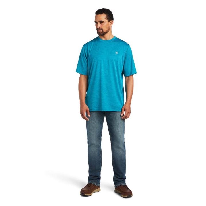 Ariat Charger Basic T-Shirt Young Turq | rf3yI0iG