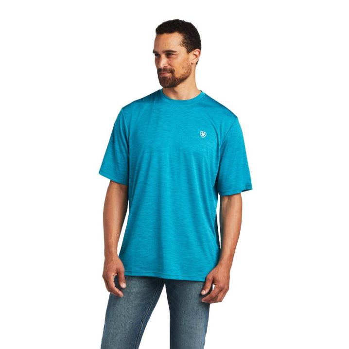 Ariat Charger Basic T-Shirt Young Turq | rf3yI0iG