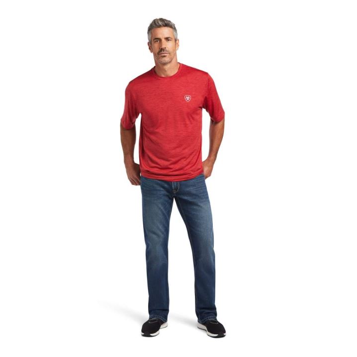 Ariat Charger Vertical Flag Tee Scooter | FLTwrYdw