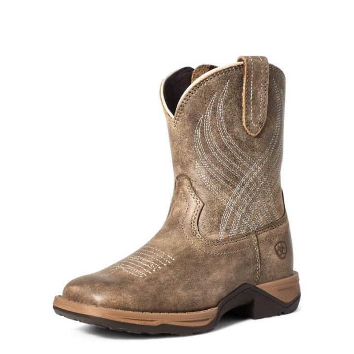 Ariat Child Anthem Western Boot Rjave | Yh6gG7iZ