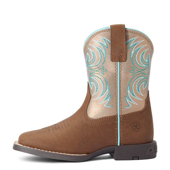 Ariat Child Storm Western Boot Rich Clay | 94k4SbBA