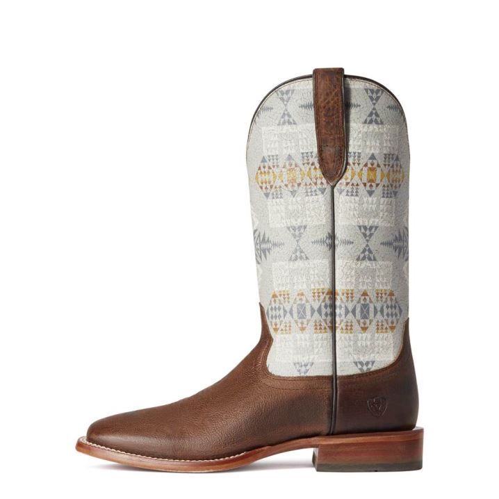 Ariat Circuit Pendleton Western Boot Rjave | bmSE64fA