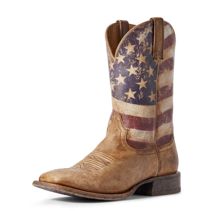 Ariat Circuit Proud Western Boot Bež Rjave | 4qnUJVRF