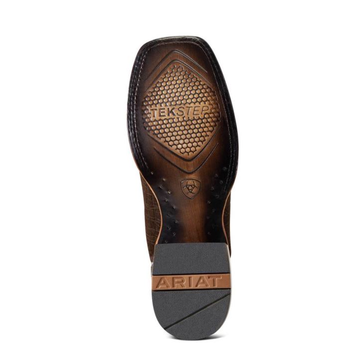 Ariat Circuit Rockridge Western Boot Temno Kava | 3xuVdfPx