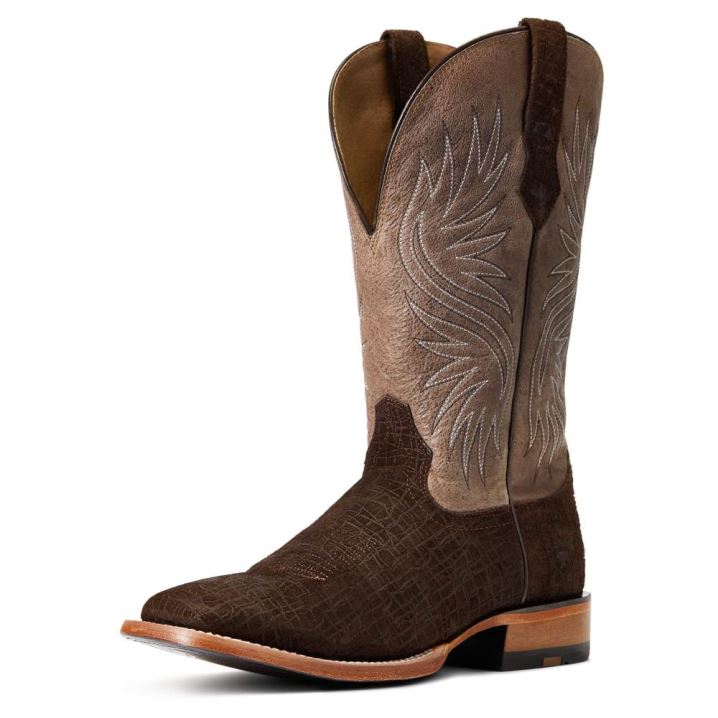 Ariat Circuit Rockridge Western Boot Temno Kava | 3xuVdfPx