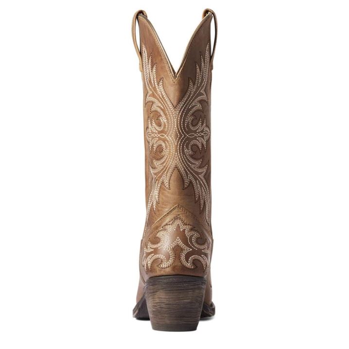 Ariat Circuit Rosewood Western Boot Bež Rjave | LJ5ST7Em