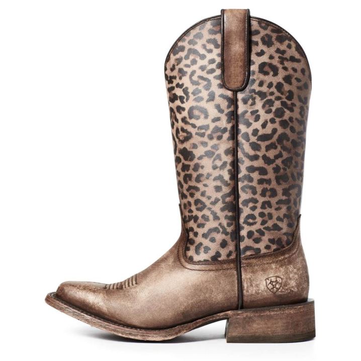 Ariat Circuit Savanna Western Boot Bež Rjave | CDk7HEhp