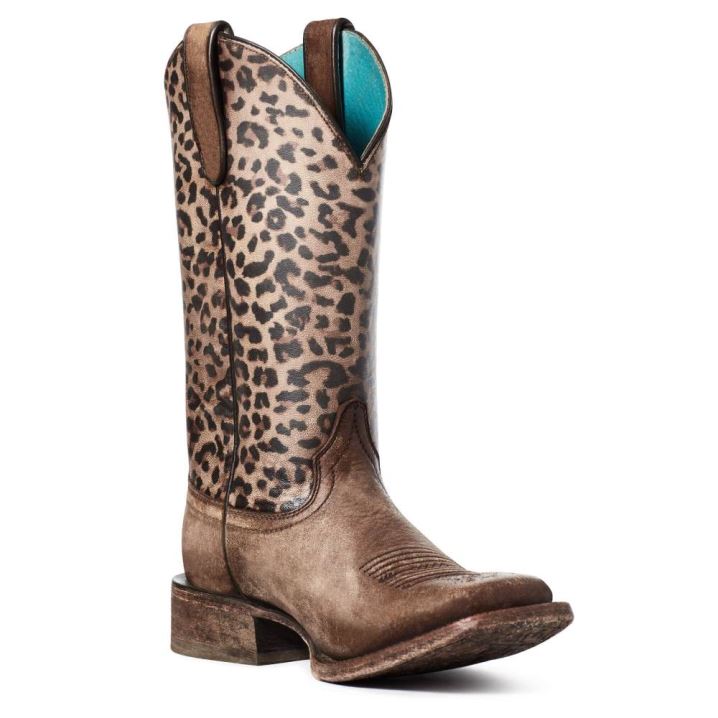 Ariat Circuit Savanna Western Boot Bež Rjave | CDk7HEhp