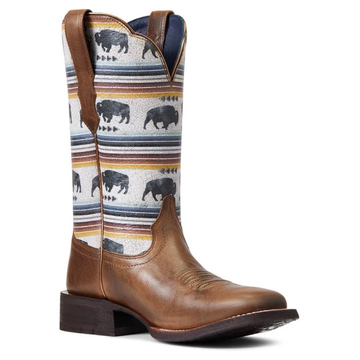 Ariat Circuit Savanna Western Boot Sive Rjave | O1mZBXBq