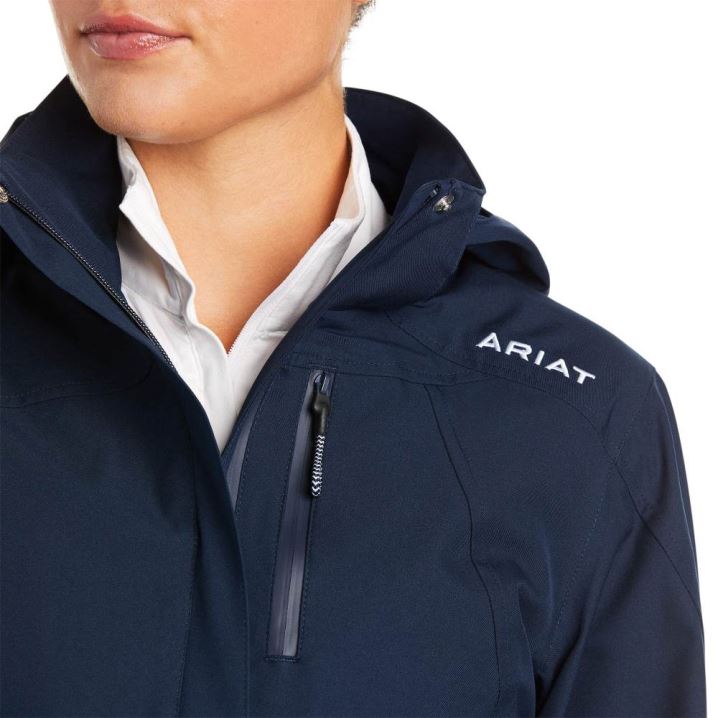 Ariat Coastal Waterproof Jacket Temno Modre | pAQyhIy4