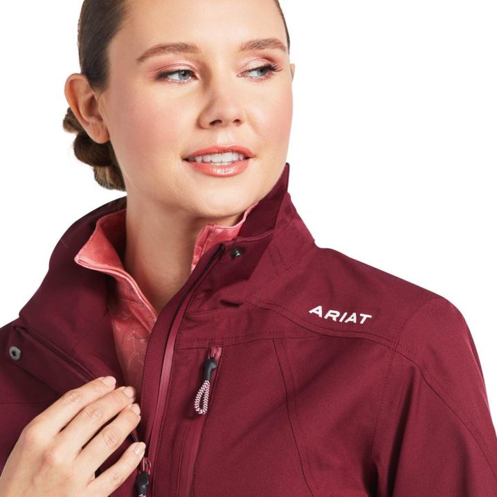 Ariat Coastal Waterproof Jacket Zinfandel | opMSKGyO