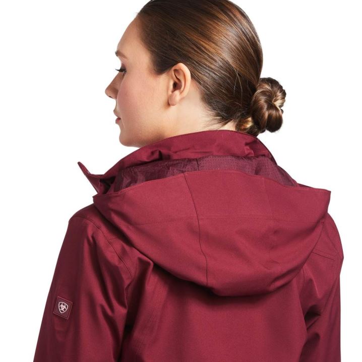 Ariat Coastal Waterproof Jacket Zinfandel | opMSKGyO