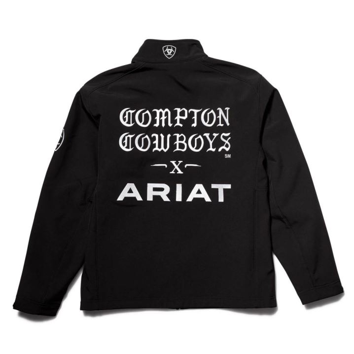 Ariat Compton Cowboys Ariat Logo 2.0 Softshell Jacket Črne | LrW8Vtz7