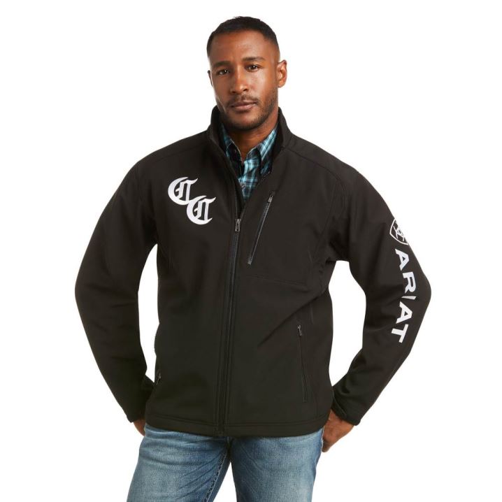 Ariat Compton Cowboys Ariat Logo 2.0 Softshell Jacket Črne | LrW8Vtz7