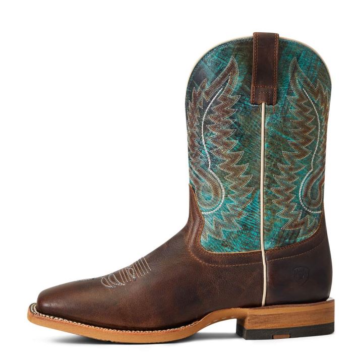 Ariat Cow Camp Western Boot Rjave | 9qbYfREB