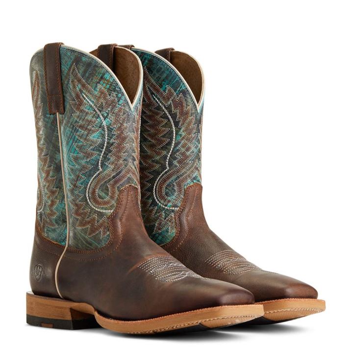 Ariat Cow Camp Western Boot Rjave | 9qbYfREB