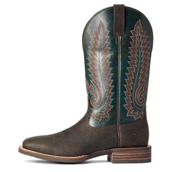 Ariat Creston Western Boot Rjave | aXDkVruP