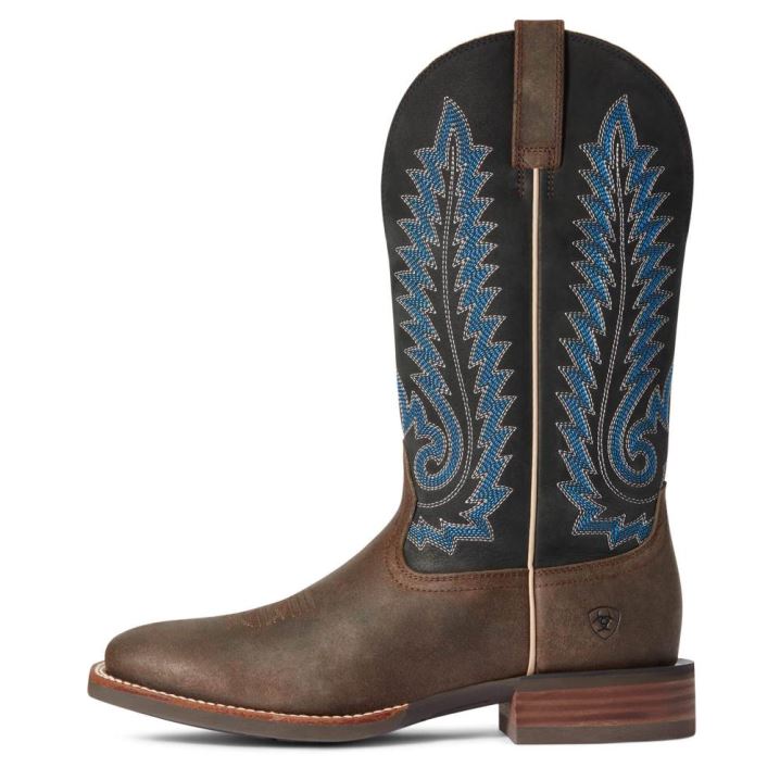 Ariat Creston Western Boot Sive | XhUwo2UN