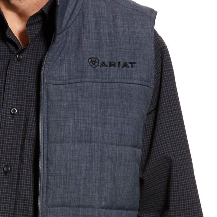 Ariat Crius Insulated Vest Slate Heather | NCjrkmao