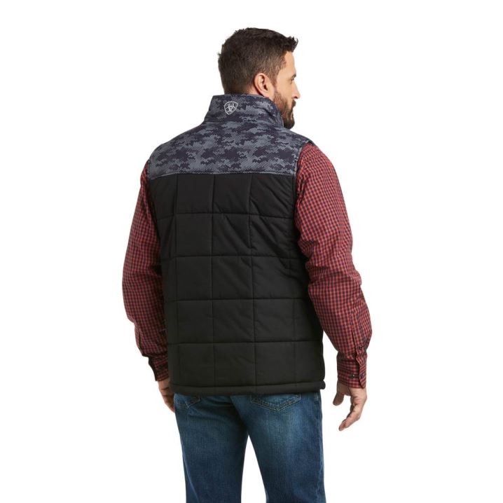 Ariat Crius Insulated Vest Črne Maskirni Vzorec | hjtxRht0