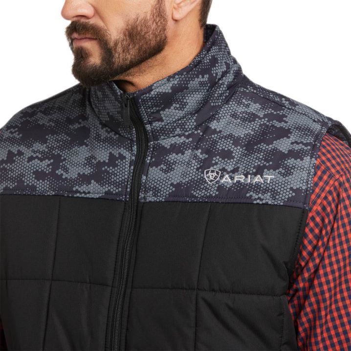 Ariat Crius Insulated Vest Črne Maskirni Vzorec | hjtxRht0