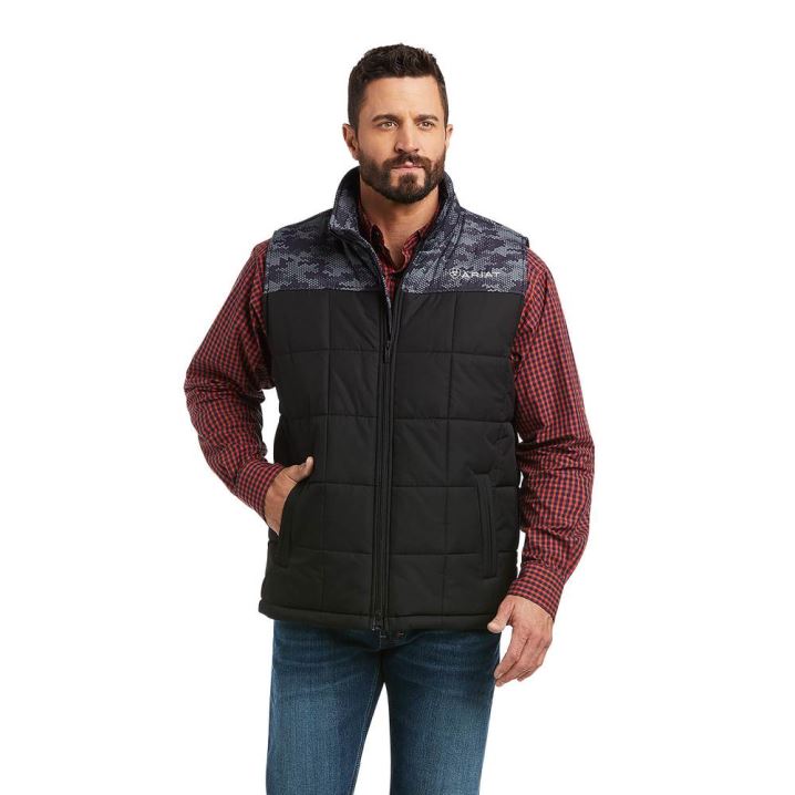 Ariat Crius Insulated Vest Črne Maskirni Vzorec | hjtxRht0