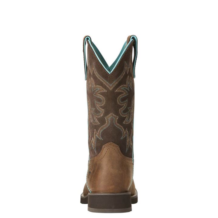 Ariat Delilah Round Toe Western Boot Rjave | zNL0LfrL