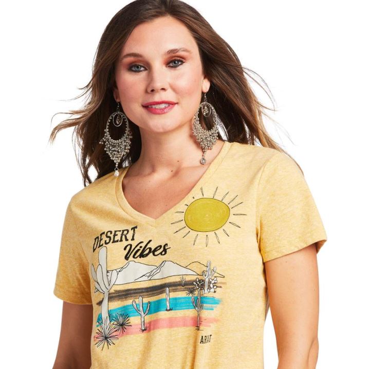 Ariat Desert Vibes Shirt Oranžne | hfGJOf6V