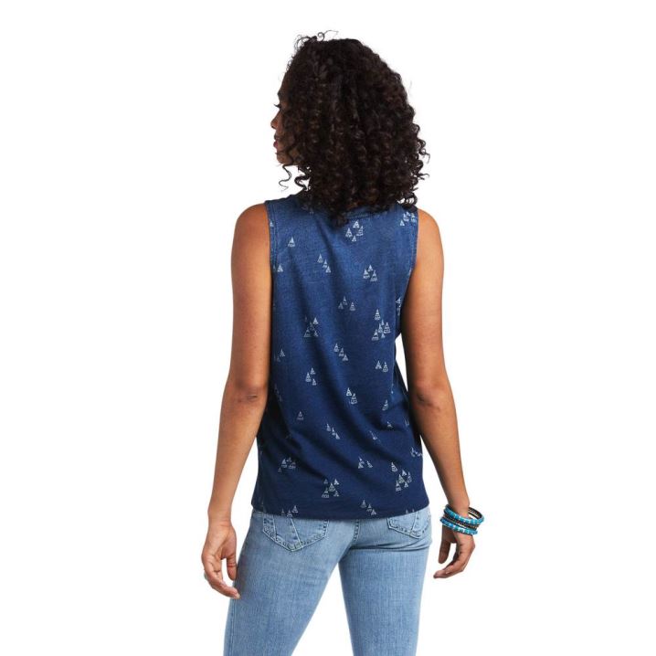 Ariat District Tank Indigo | SRfDajRt