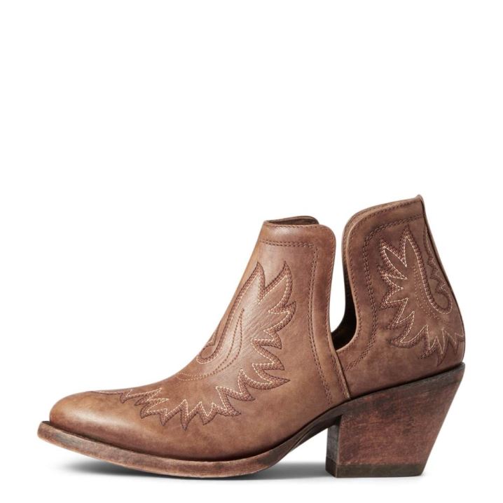 Ariat Dixon R Toe Western Boot Bež Rjave | S3OIT5a6