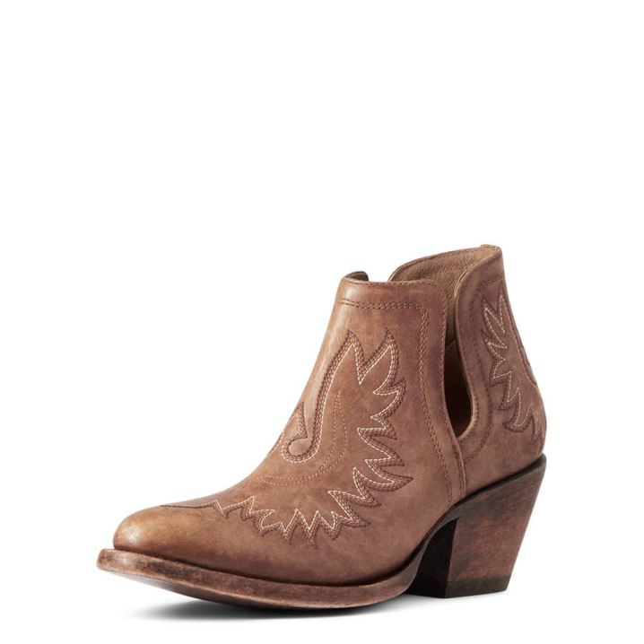 Ariat Dixon R Toe Western Boot Bež Rjave | S3OIT5a6