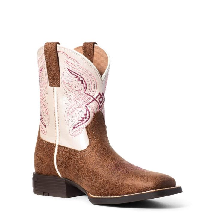 Ariat Double Kicker Western Boot Rjave | bKJZkN3f