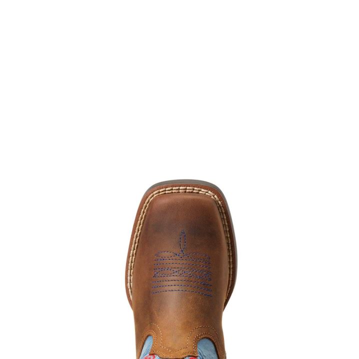 Ariat Double Kicker Western Boot Rjave | cEkRLi2v