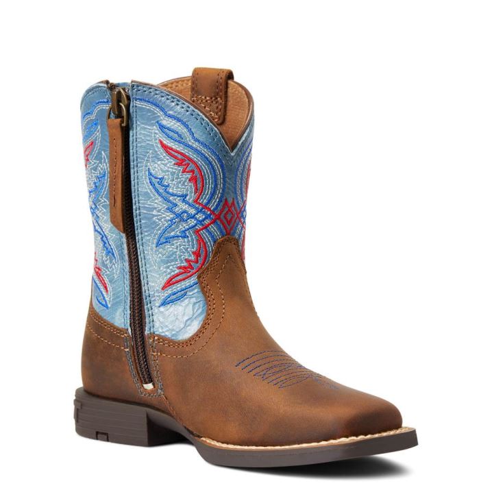 Ariat Double Kicker Western Boot Rjave | cEkRLi2v