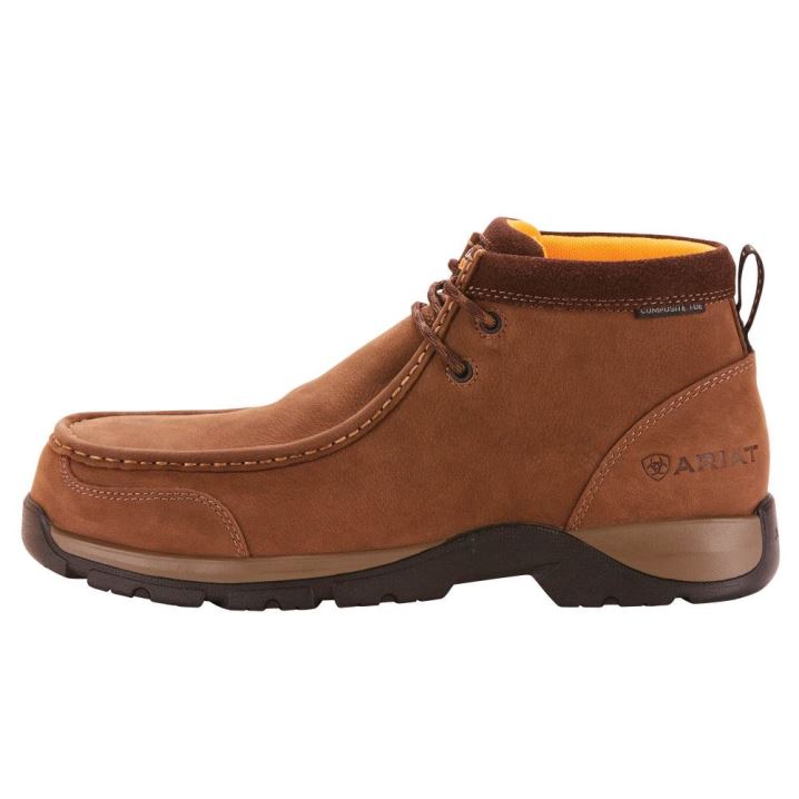 Ariat Edge LTE Moc Composite Toe Work Boot Temno Rjave | qalkEUNY