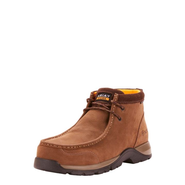 Ariat Edge LTE Moc Composite Toe Work Boot Temno Rjave | qalkEUNY