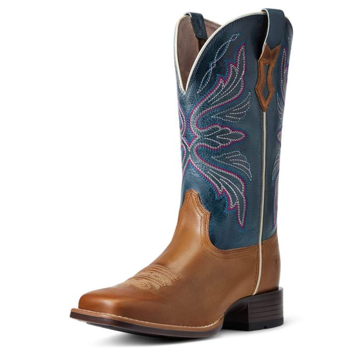 Ariat Edgewood Western Boot Almond Buff | X04c8MIs