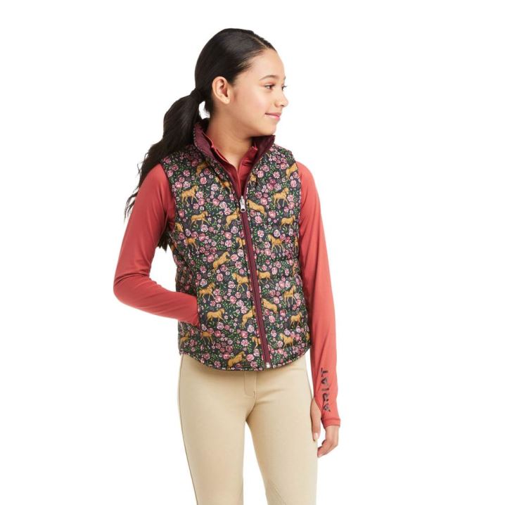 Ariat Emma Reversible Insulated Vest Temno Modre | j8tGVScD